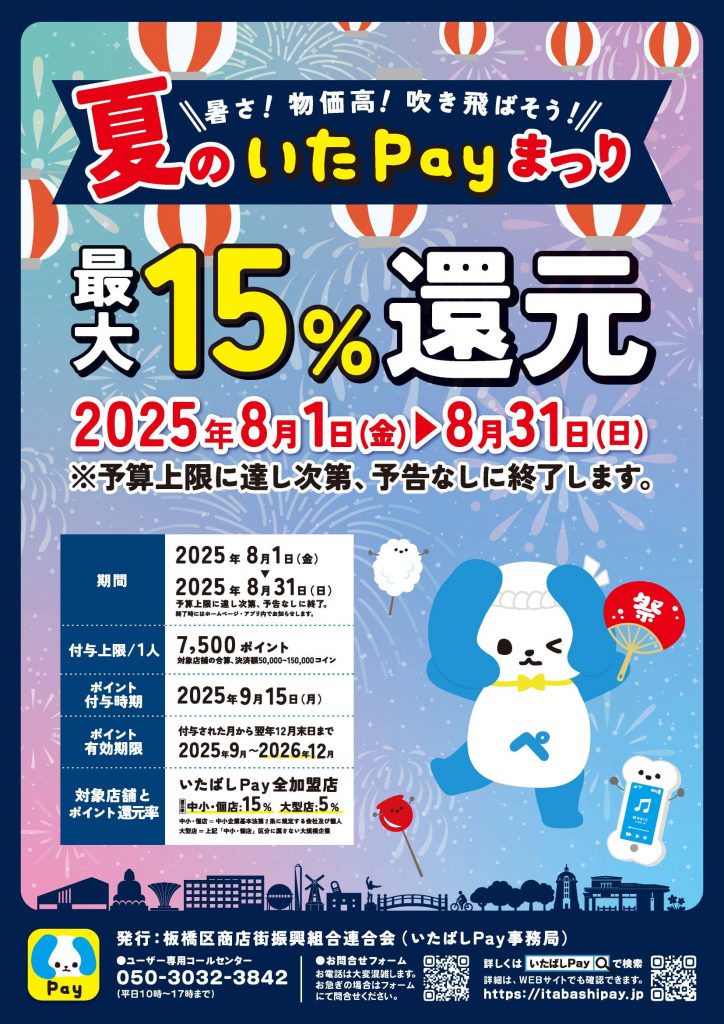 吉徳屋_08.01からいたペイキャンペーン